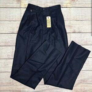 Ralph Lauren navy blue Dress Pants Tailored Wool-Blend